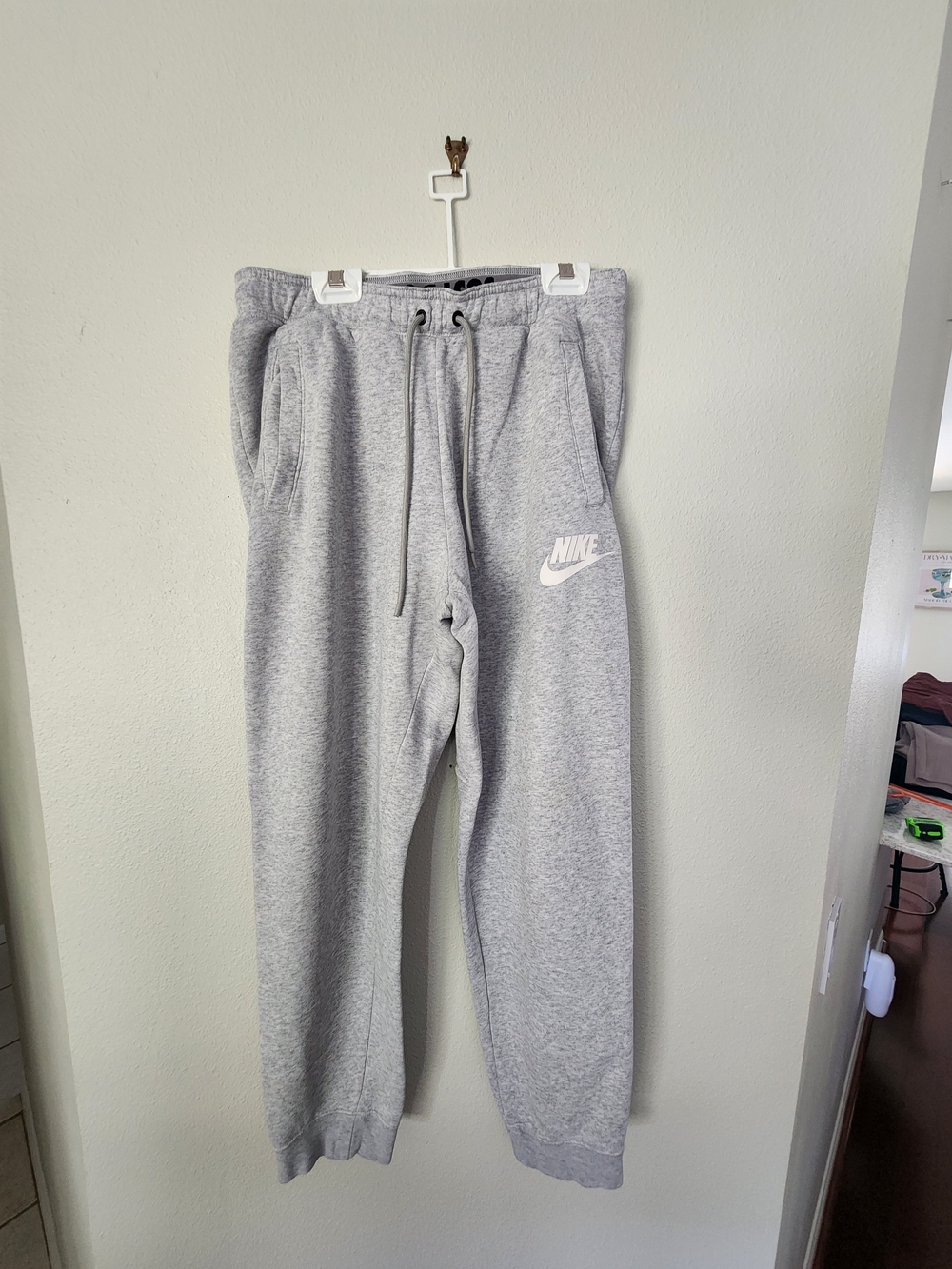 Nike Gray Fleece Jogger Sweatpants